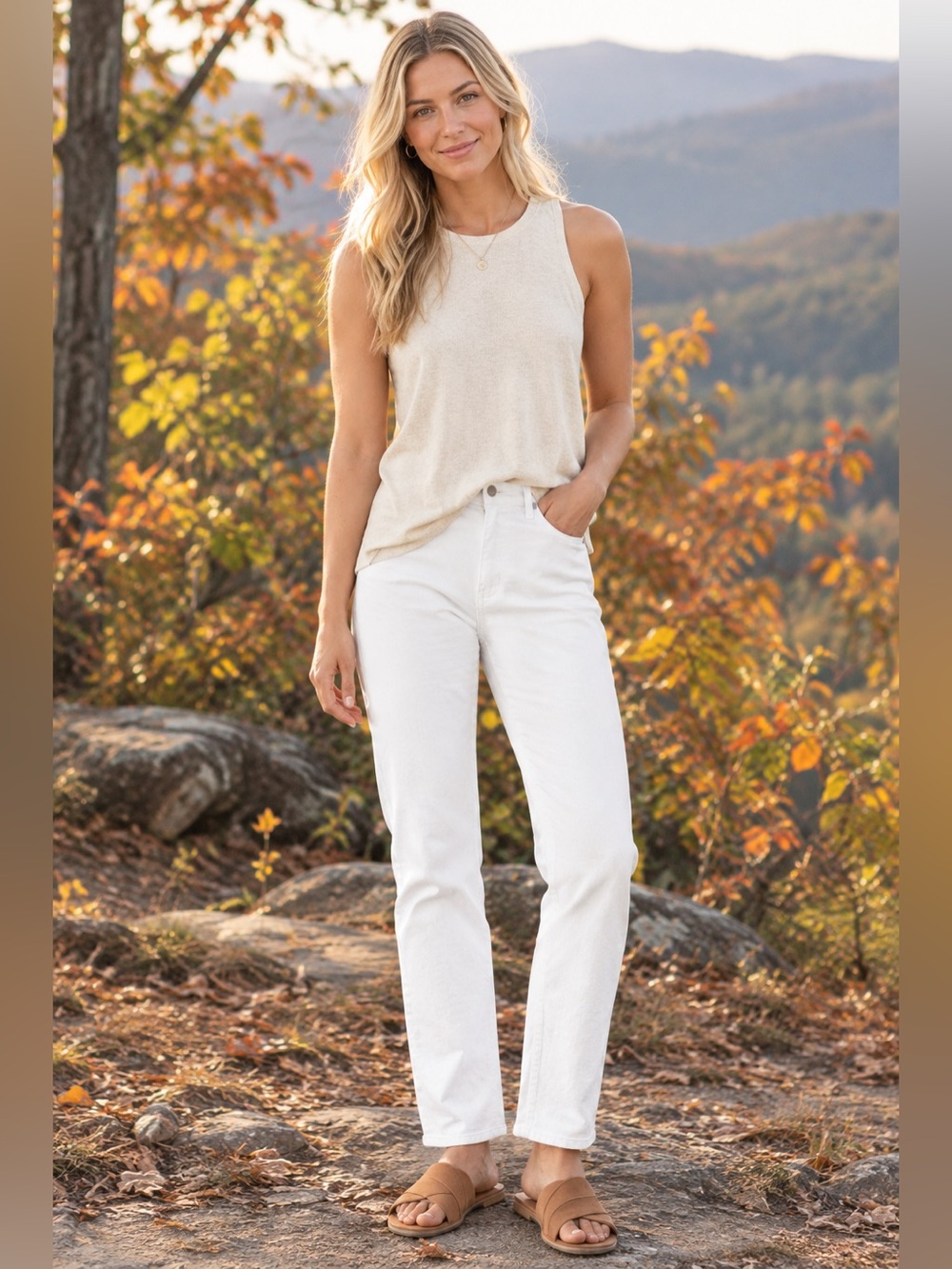 Simply Vera Vera Wang Off-White Skinny Jeans